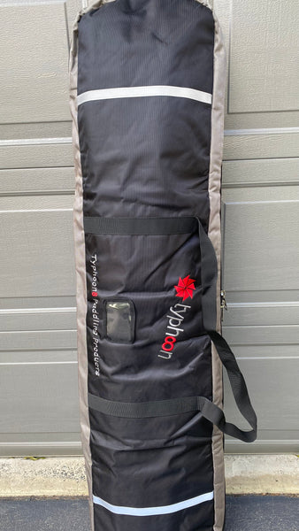 The Weekender with 10 paddles in it.  The dimensions are 140cmx40cmx15cm.
